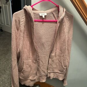 Haven Blush Pink Women's Hooded Cardigan